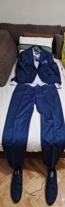 Мъжки костюм Teodor Slim fit / пълен комплект