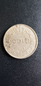 Moneda 100 Lei Mihai I, 1943, 1944