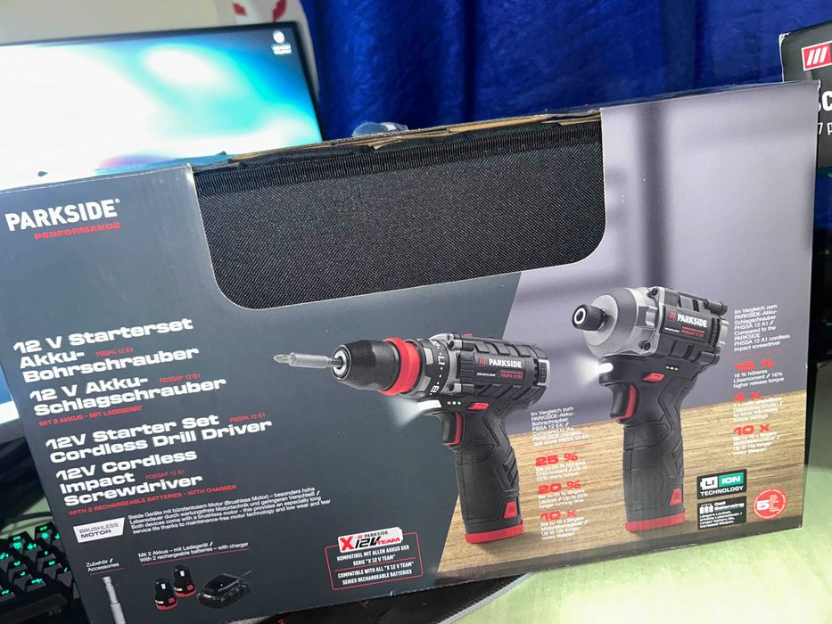 Set  Impact si filetanta Parkside Performance GARANTIE 5 ANI !!!