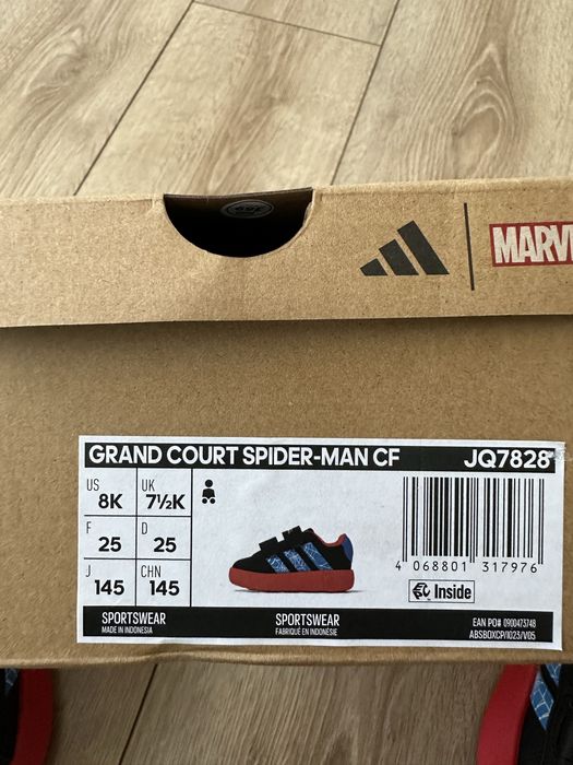 Маратонки спайдермен