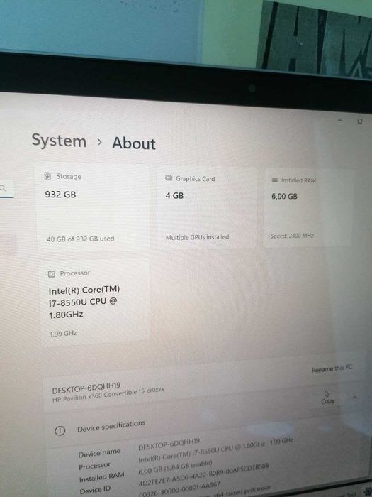 laptop hp pavilion x360 convertible 15 (m2) star amanet