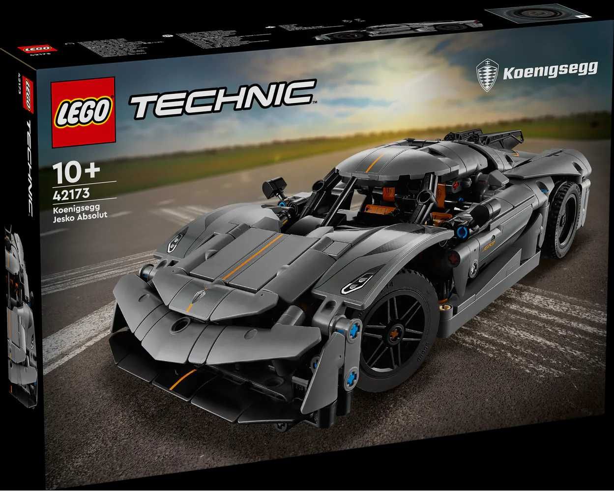 Lego Technic 42173 Сива хиперкола Koenigsegg Jesko Absolut