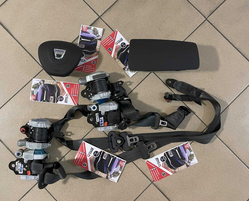 DACIA Spring airbag volan - pasager - set centuri de siguranta