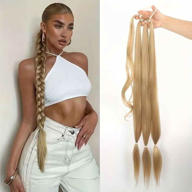 Coada par pentru impletit 80 cm (diverse culori)