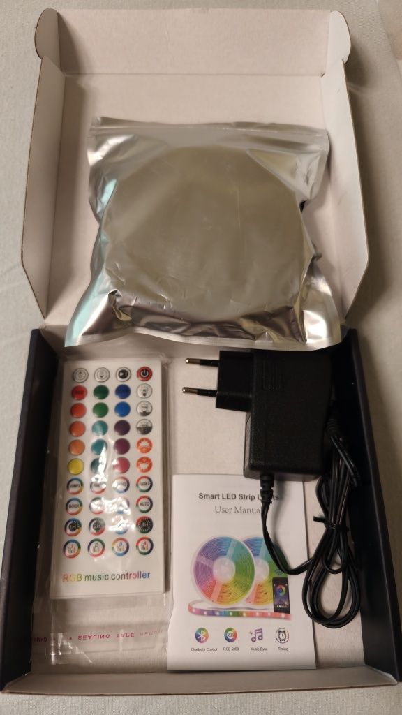 LED лента 10м с дистанционно и приложение