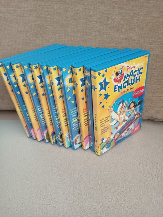 Colecției Dvd Magic English de învățat engleză pentru copii. 9 lei/buc