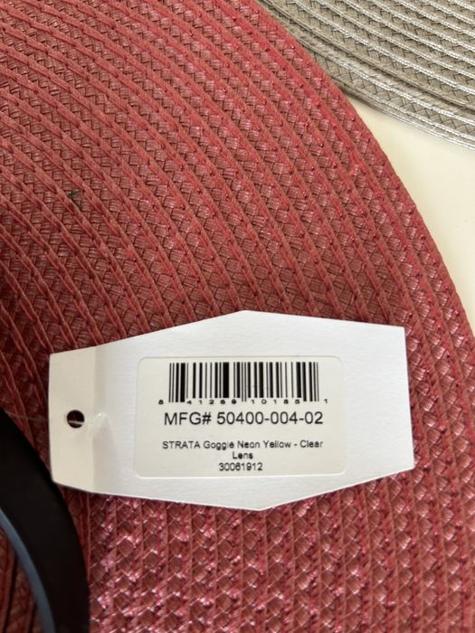 Ochelari motocross Strata goggle Neaon Yellow Clear Lens