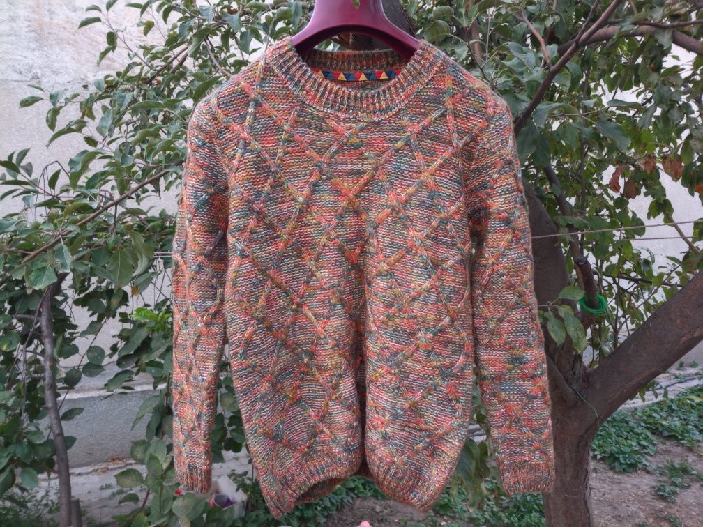 Новый стильный мужской свитер джемпер (46-й размер, slim)