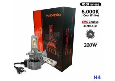 LED крушки за фарове H4 Х4, 12V, Canbus без грешки, комплект