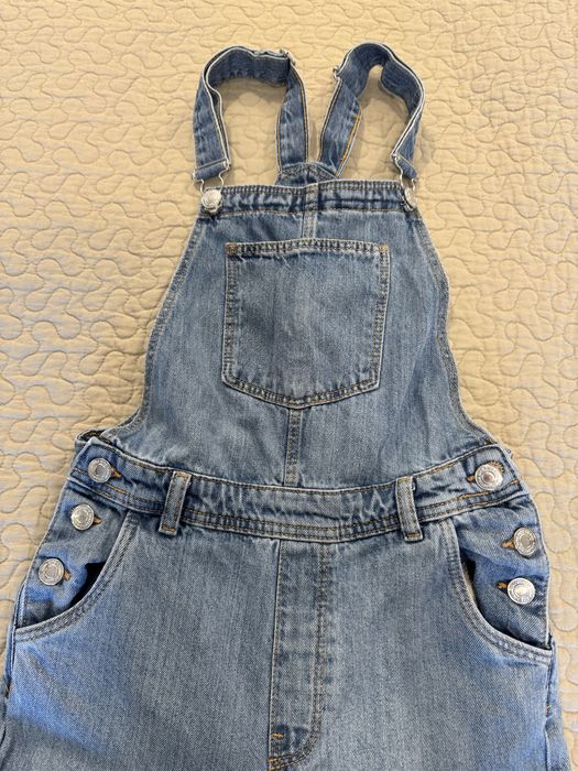 Salopeta de blugi fete 12 ani (152 cm) de la Mango