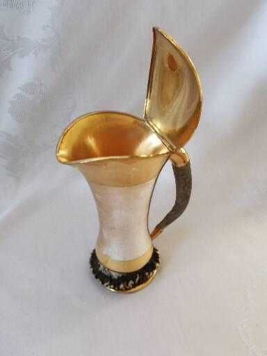 Cana vanatoreasca aurita din argint masiv 925 din anii 1920