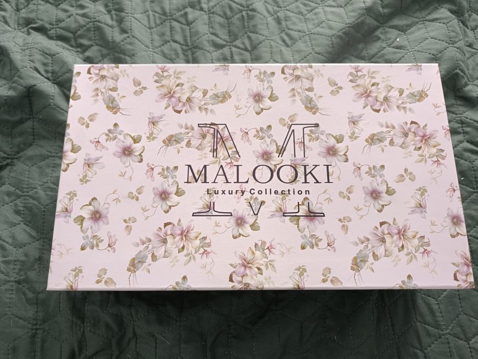 Set cesti cu farfurioare Malooki - floral