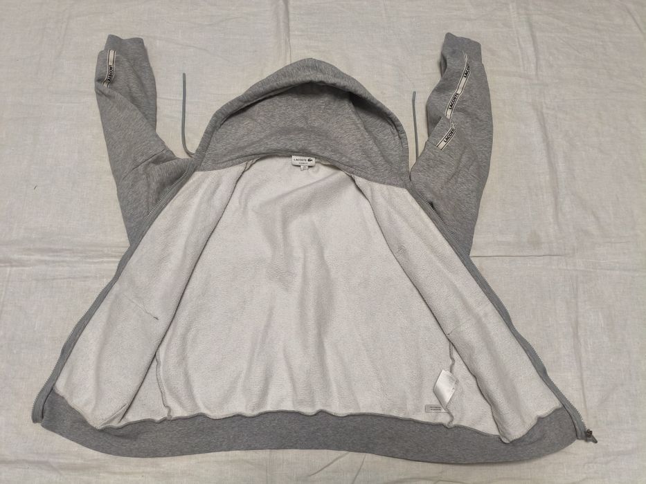 Hanorac Lacoste mărime M/L hoodie bluza gluga fermoar sport bărbat