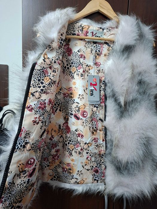 Дамски елек с косъм