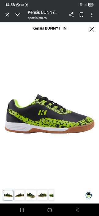 Ghete fotbal sala marimea 36