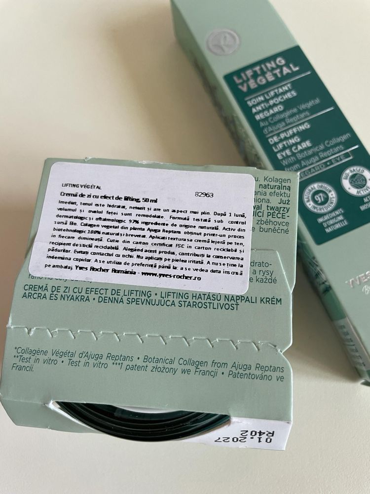 Yves-Rocher crema de zi/lifting si crema/lifting pt zona ochilor