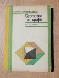 Manual geometria in spatiu cls X Mihaileanu Ionescu-Bujor EDP 1975