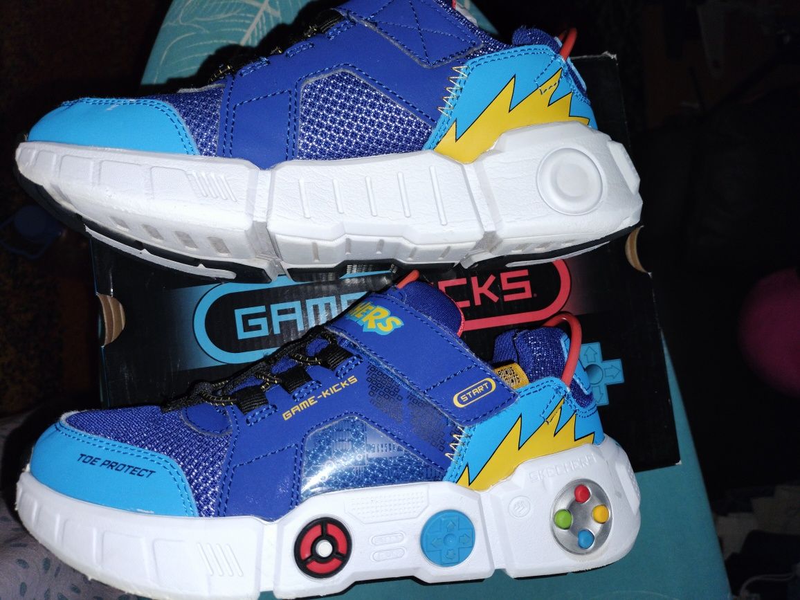 Skechers Pantofi cu velcro Gametronix
