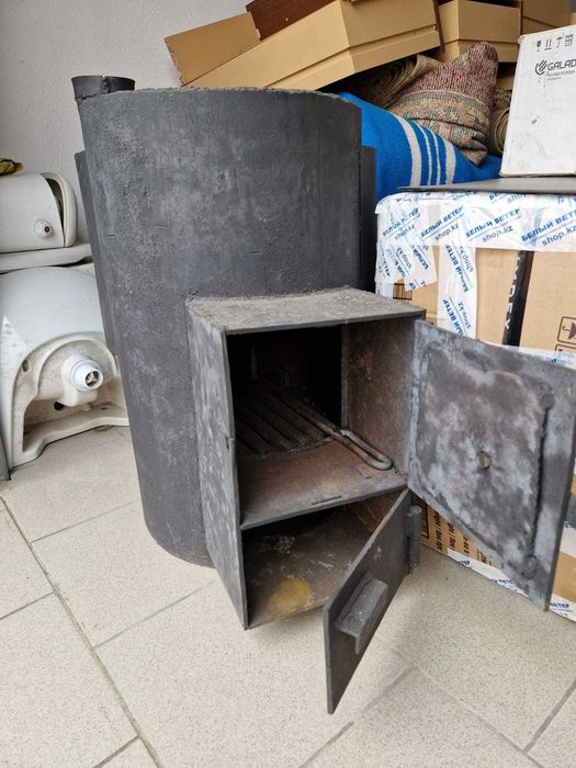 Печь для бани с боковой каминкой