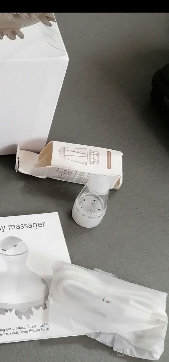 Aparat masaj + Aplicator ulei scalp