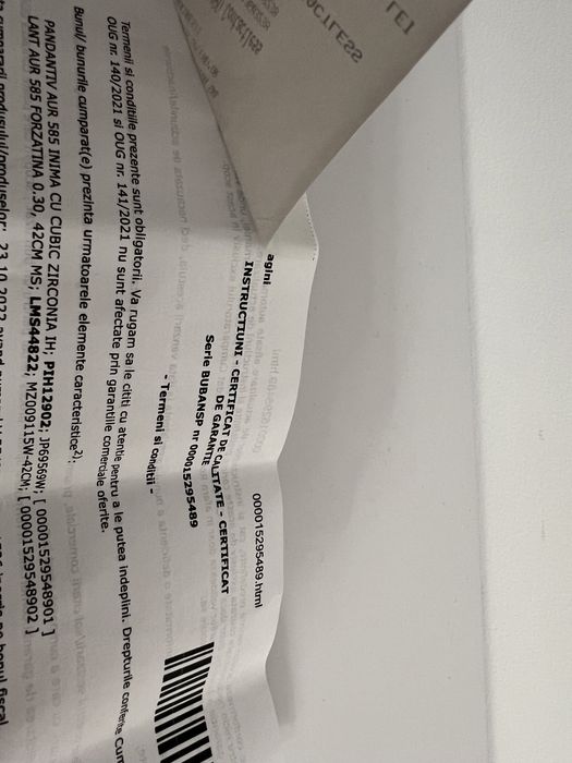 Pandant inima din aur alb