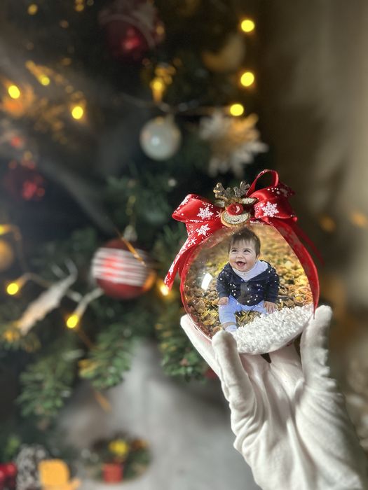 Коледна топка ръчна изработка