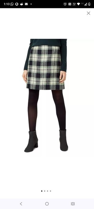 Fustă lana 100% Hobbs London XL