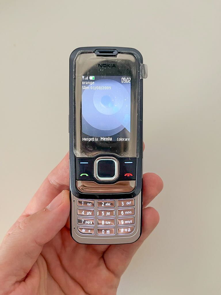 NOU - NOKIA 7610 Supernova, telefon slide, 0 minute, folie pe ecran