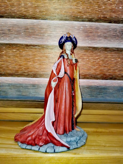 Фигура статуетка кукла винтидж ретро мода 1800 г. Дамата с ветрилото