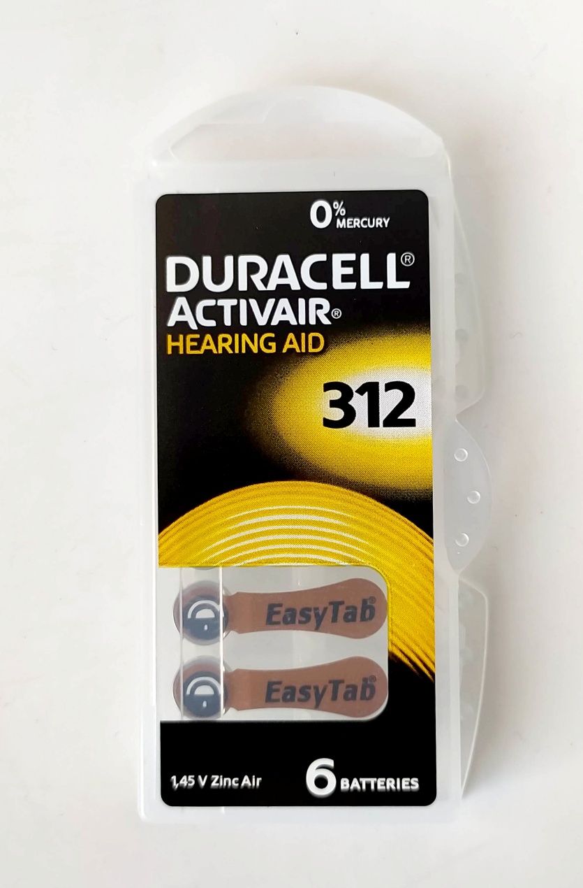 Батерии за слухов апарат Duracell ZA 13, Duracell ZA 675 и ZA 312