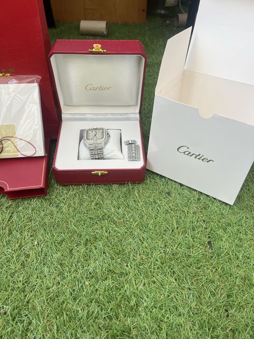 Ceas Cartier full box Moissanite VVS CADOU calitate premium