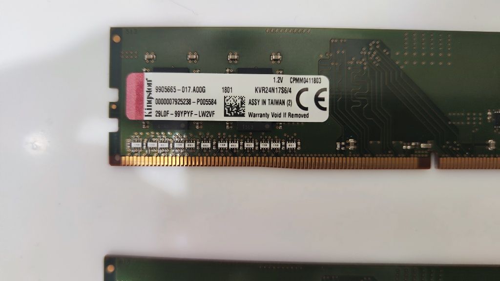 ОЗУ ddr4 2400 mhz , 8 gb ( 4x2 )