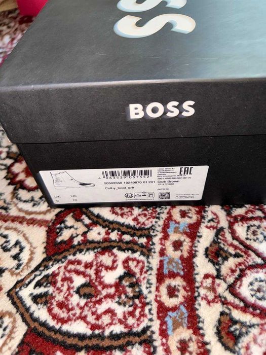 BOSS (Hugo Boss) мужские кожаные ботинки