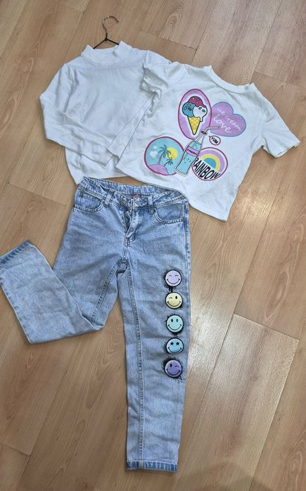 Детские вещи джинсы футболка