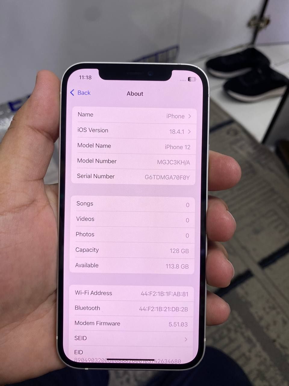 IPhone 12 128Gb battery 96%