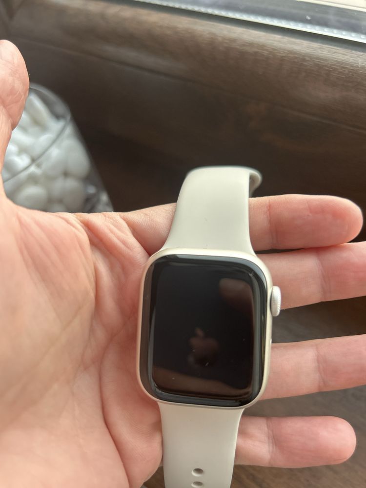 Apple Watch S7 GPS, Starlight, 41 mm