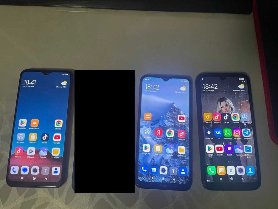 Продаю 3 Смартфона Модели Redmi 9, Redmi 8A, Redmi 7