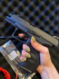 Pistol Airsoft BileDeCauciuc Walther PPQ Modificat 24j Co2 BlowBack