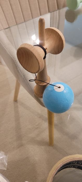 Kendama krom pop stick blue cyan
