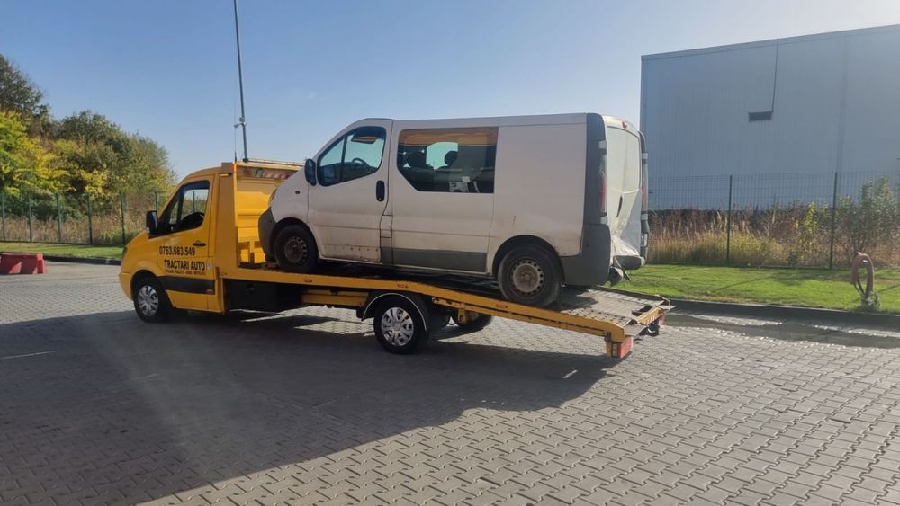 Tractari auto Bucuresti Ilfov Platforma auto Transport dube utilaje