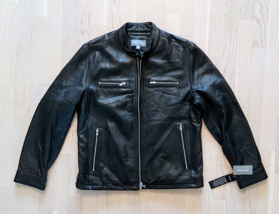 MK. Michael Kors Biker. Geaca / Jaketa piele 100% originala (600$)