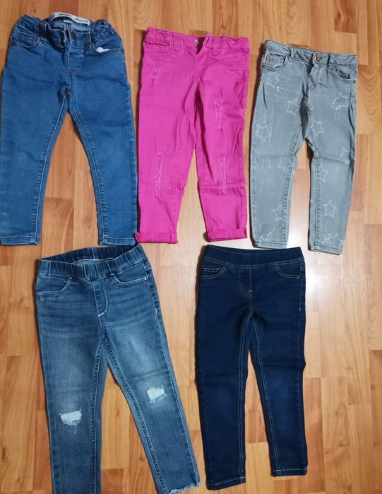 Pantaloni fetite, blugi, 3-4 ani, 104 cm
