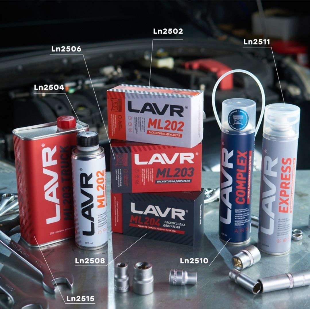 Автохимия LAVR в асссортименте