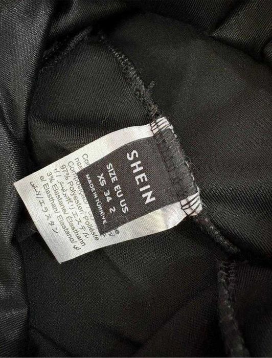 Colanți cu aspect de piele, talie înaltă