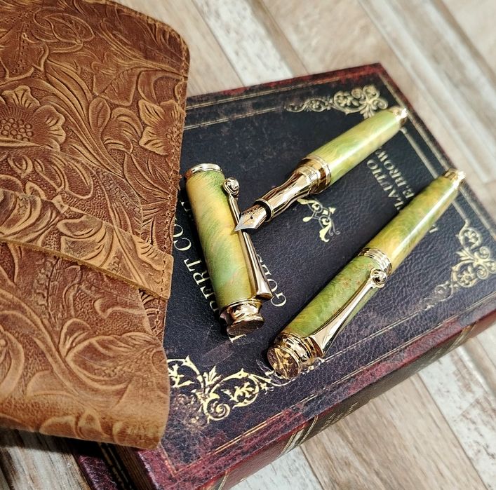 Set stilou și pix, unice-handmade