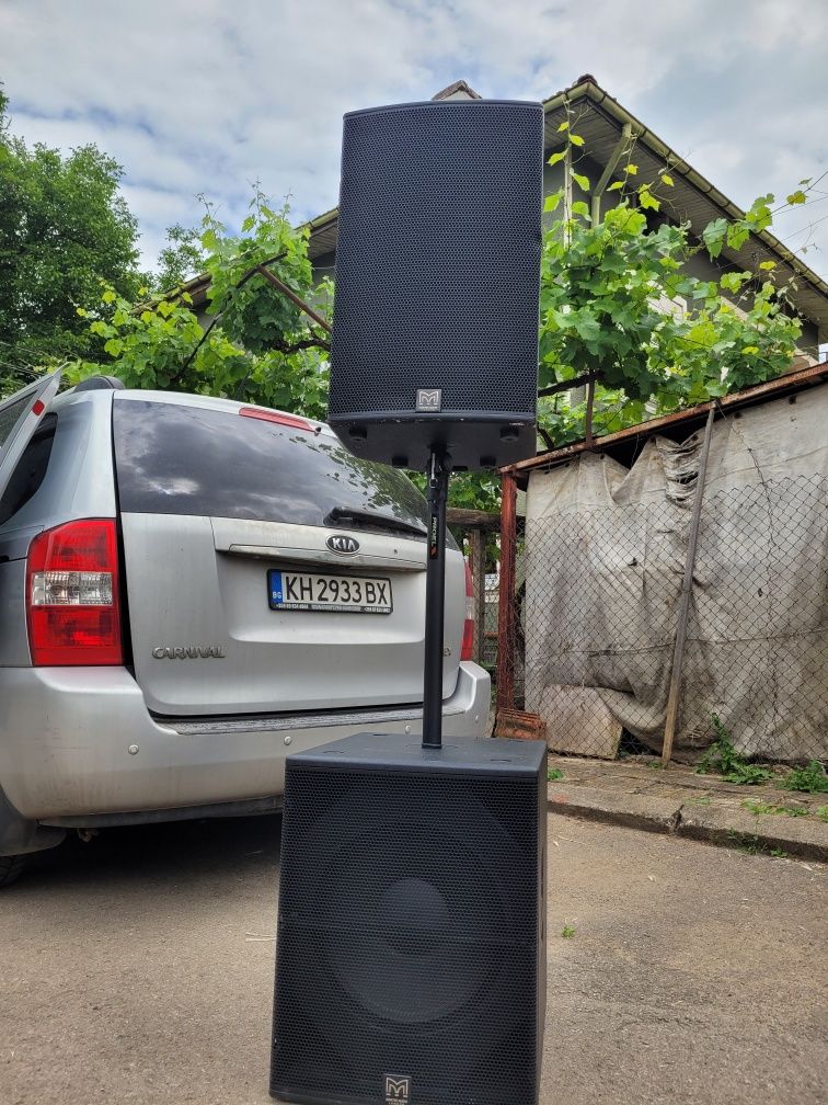 Тонколони Martin audio топове 15 инча баси 15 инча + калъфи