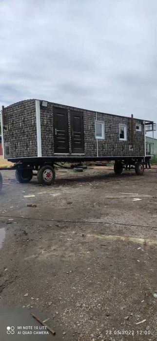 Шасси / Вагончик на колесах 6-8 м с санузлом. В НАЛИЧИИ и на заказ