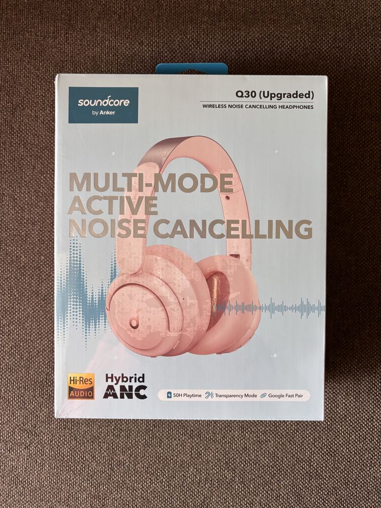 Căști fără fir Soundcore by Anker Life Q30 - over ear - NOI, SIGILATE