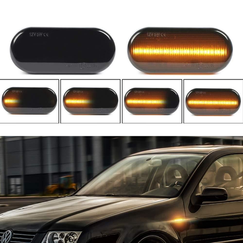 Опушени динамични LED мигачи за VW, Ford, Skoda, Seat
