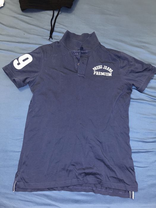 Поло тениска с яка Pause